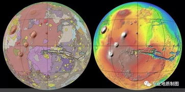 重磅 月球 火星地质图