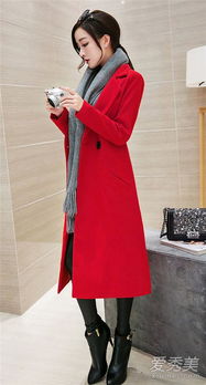 红色外套配什么颜色的围巾 六种搭配温暖一整个冬日 爱秀美 