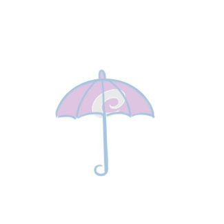 又简单又好看的雨伞简笔画原创教程步骤 5068儿童网 