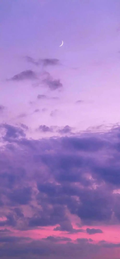 紫色壁纸头像天空唯美风景 信息阅读欣赏 信息村 K0w0m Com