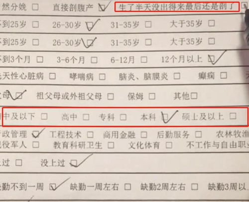 妇科诊所调查 宝妈给孩子办幼儿园入学手续,还需要填 月经史