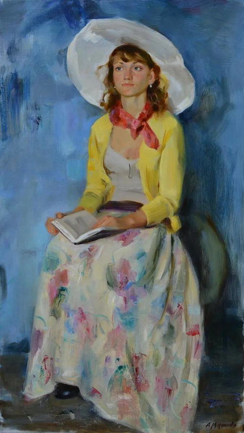 俄罗斯女画家安娜 玛丽诺娃油画作品欣赏