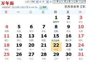 农历1991年7月13是什么星座 求答案 