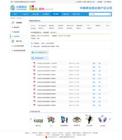 中国移动政企客户分公司web网站