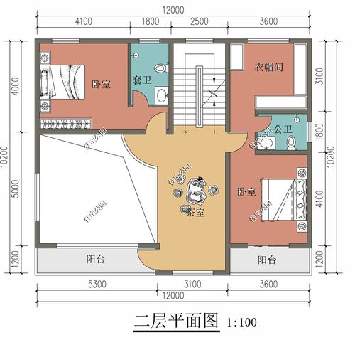 宅基地面宽12米,进深10米,想建一栋三层别墅,怎么设计