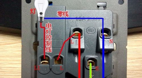 排插座怎么接线图片