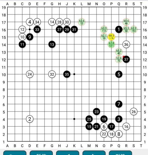 是神之一手还是缓招 武宫正树的星位肩冲名局,AI是怎么看的