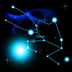 精美的12星座星空图 12星座蓝色背景星位图 