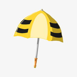 旅行黄色的雨伞插画图片素材 其他格式 下载 动漫人物大全 