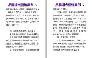 43页品牌返点营销策划方案汇集 内附 销售返点协议书模板