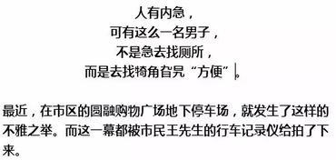 出大丑了 南通一男子在地下停车场随地 解手 被监控拍下