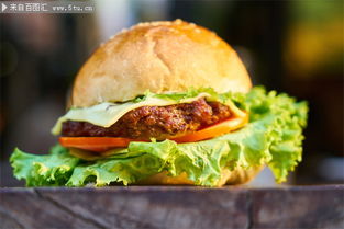 汉堡包图片 快餐美食图片