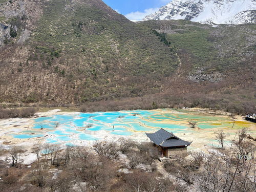 旅游风光分享 枯水期的黄龙 