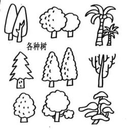 树怎么画100种简笔画,树怎么画简笔画?