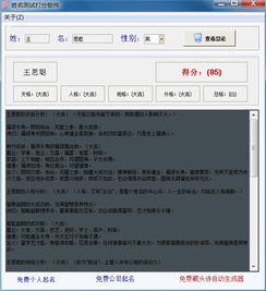 姓名测试打分软件免费版 姓名测试打分绿色版下载 v4.0 zd423 