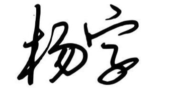 学签名杨字杨字怎样写好看