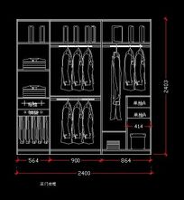 1.52.4米衣柜设计图
