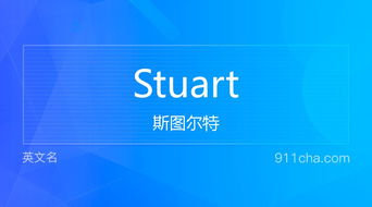 英文名Stuart 的意思 性别含义寓意及印象是什么 英文名 911查询 