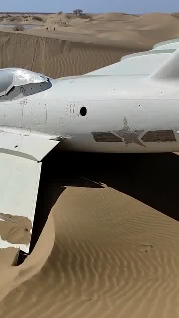 沙漠偶遇失事飞机,真是厉害了 