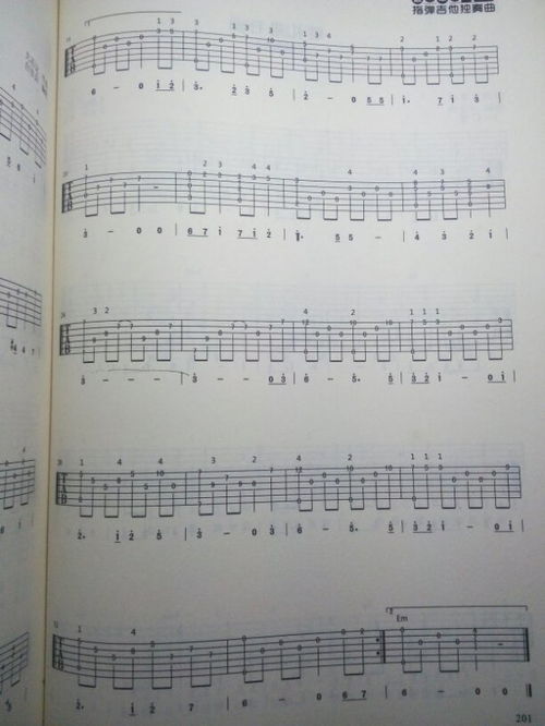 求天空之城带和弦的吉他简谱,最好是六线谱下带数字的那种 