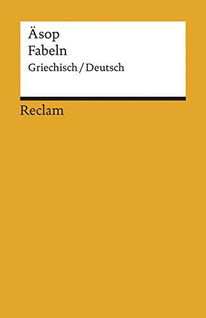 德国原版 古希腊语 德语 双语对照 伊索寓言 德文 古希腊文 