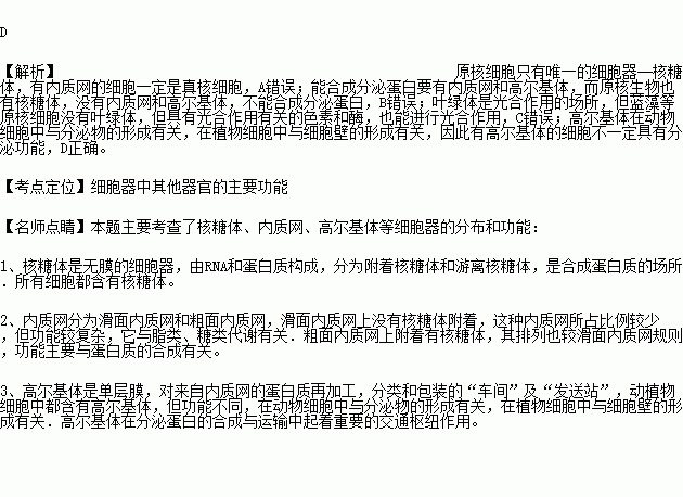 高尔基体的主要功能是什么