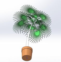 棕桐树模型
