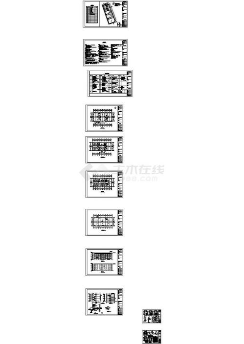 办公楼土建工程量计算及预算书 广联达软件实例图纸