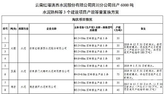 云南仙福能源100万吨焦化项目产能置换方案公示