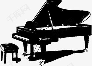 手绘钢琴素材图片免费下载 高清装饰图案png 千库网 图片编号4314179 