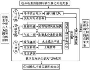 地理关联图的判读 