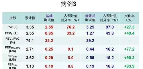 fev1(L)1.85%,肺功能检查的结果有几种