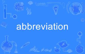 abbreviation