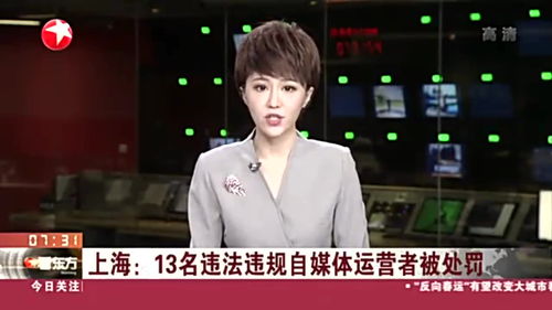 上海 13名违法违规自媒体运营者被处罚 