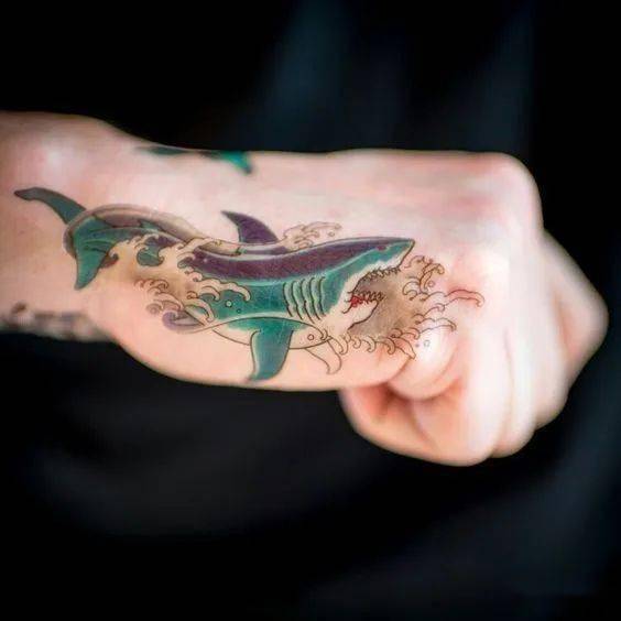 纹身手稿 38款鲨鱼图案 你最喜欢哪一个
