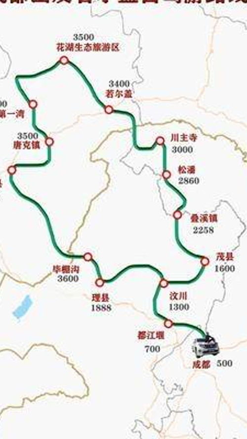 成都自驾游路线查询,中国旅游地图自驾版交通地图