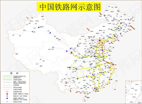 中国铁路地图全图