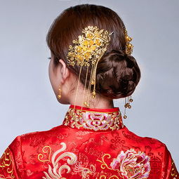 旗袍新娘发型,新娘旗袍发型图片（迷人的东方韵味）
