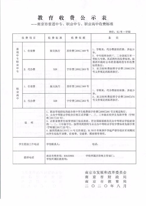 成都职高中专学费多少一年