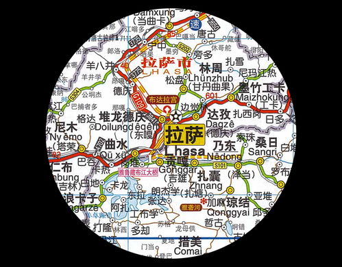 西藏自治区地图高清全图