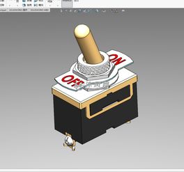 扭子开关设计模型