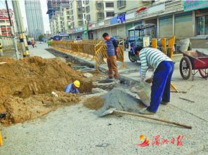 丰美路重设管道 治 涝点 工程预计本周内完工 