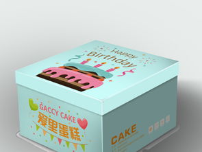 创意蛋糕盒包装盒设计图片素材 高清ai模板下载 0.85MB 美食包装大全 
