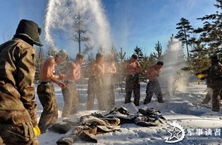 聚焦北极哨兵 搞 雪浴 训练 乘 极地狼 巡逻 