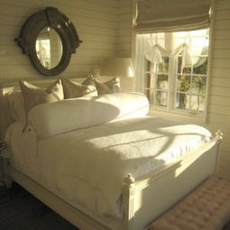 隔断式白色飘窗卧室美式别墅装修效果图大全 一起装修网图库 
