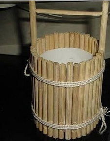 手工小制作 一次性筷子做水桶