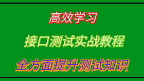 软件测试训练营,快速学会,自动化 接口测试,快速入门套餐