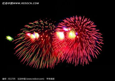 夜空上的漂亮烟花图片 811705 节日庆典 