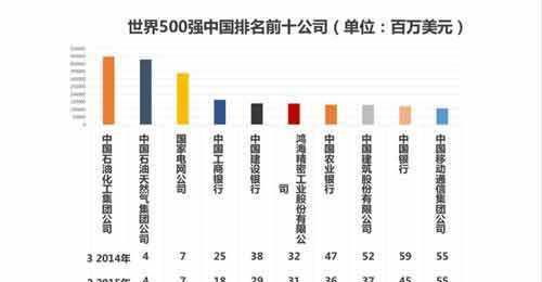 谁知道世界前十大公司分别是哪些？？