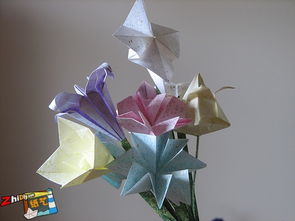 精美的折纸花束欣赏 